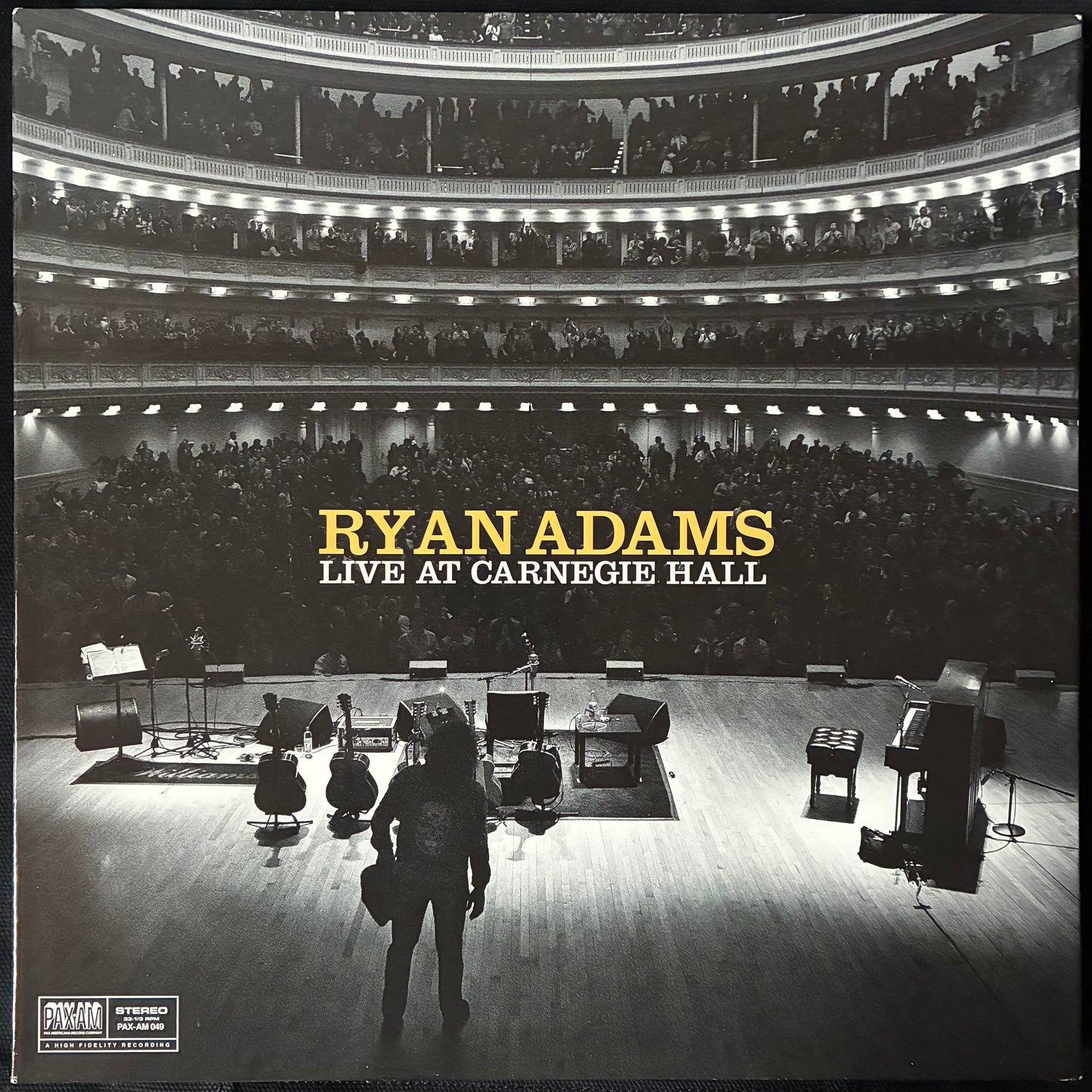 RYAN ADAMS - LIVE AT CARNEGIE HALL (6LP BOX SET) (USED VINYL BOX SET 2015 US M-/M-)