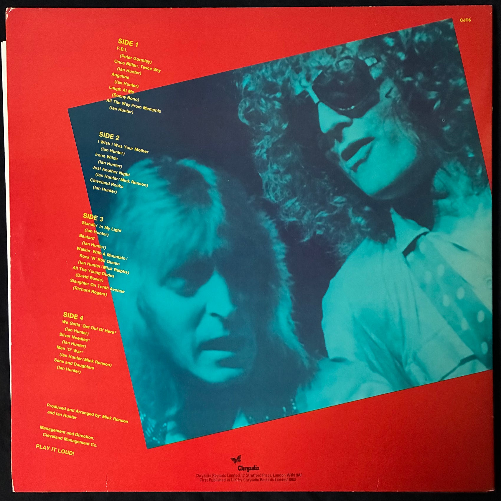 IAN HUNTER - WELCOME TO THE CLUB (2LP) (USED VINYL 1980 UK M-/EX+)