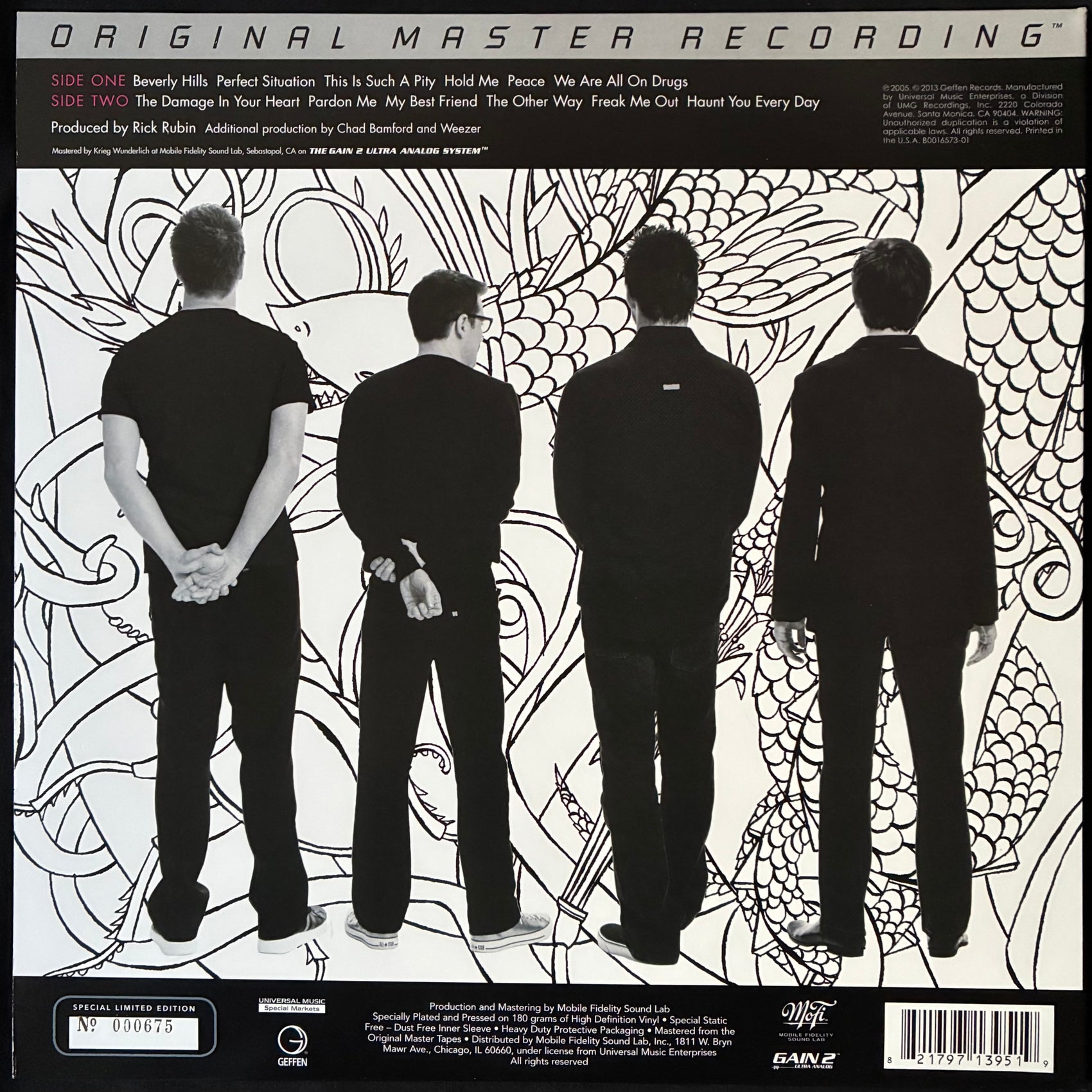 WEEZER - MAKE BELIEVE (MFSL) (USED VINYL 2013 M-/M-)