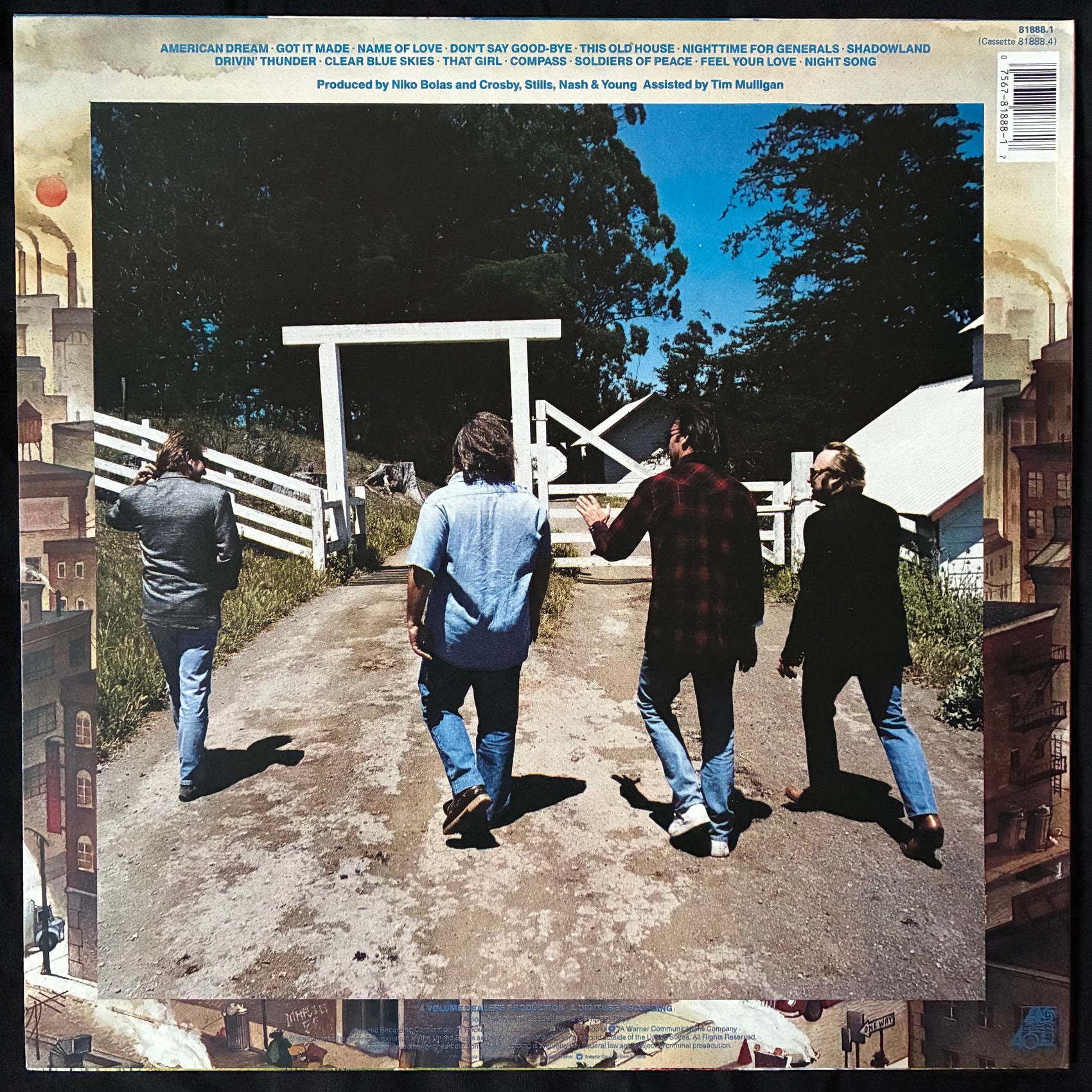 CROSBY, STILLS, NASH & YOUNG - AMERICAN  DREAM (USED VINYL 1988 AUS M-/M-)