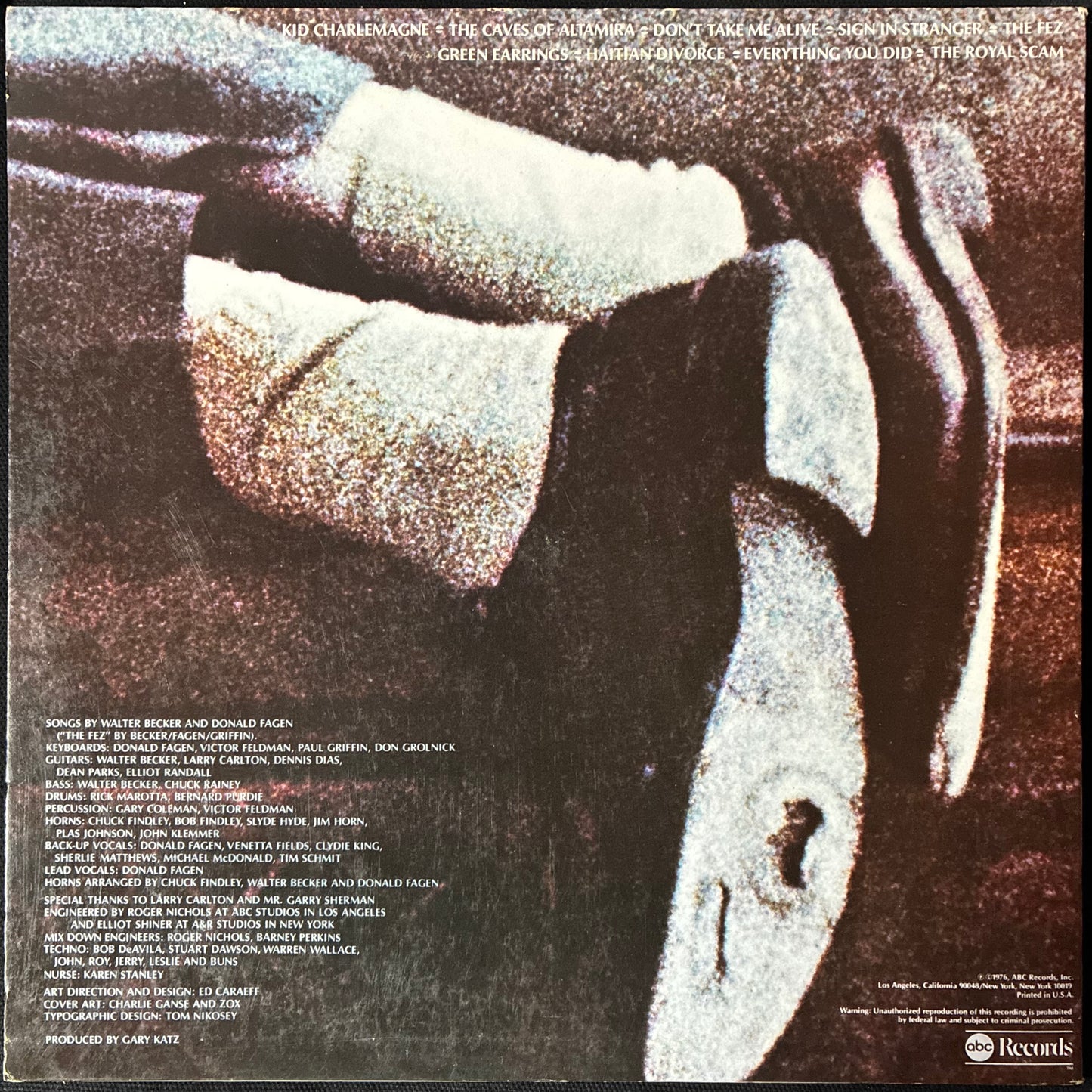 STEELY DAN - THE ROYAL SCAM (USED VINYL 1983 US M-/M-)