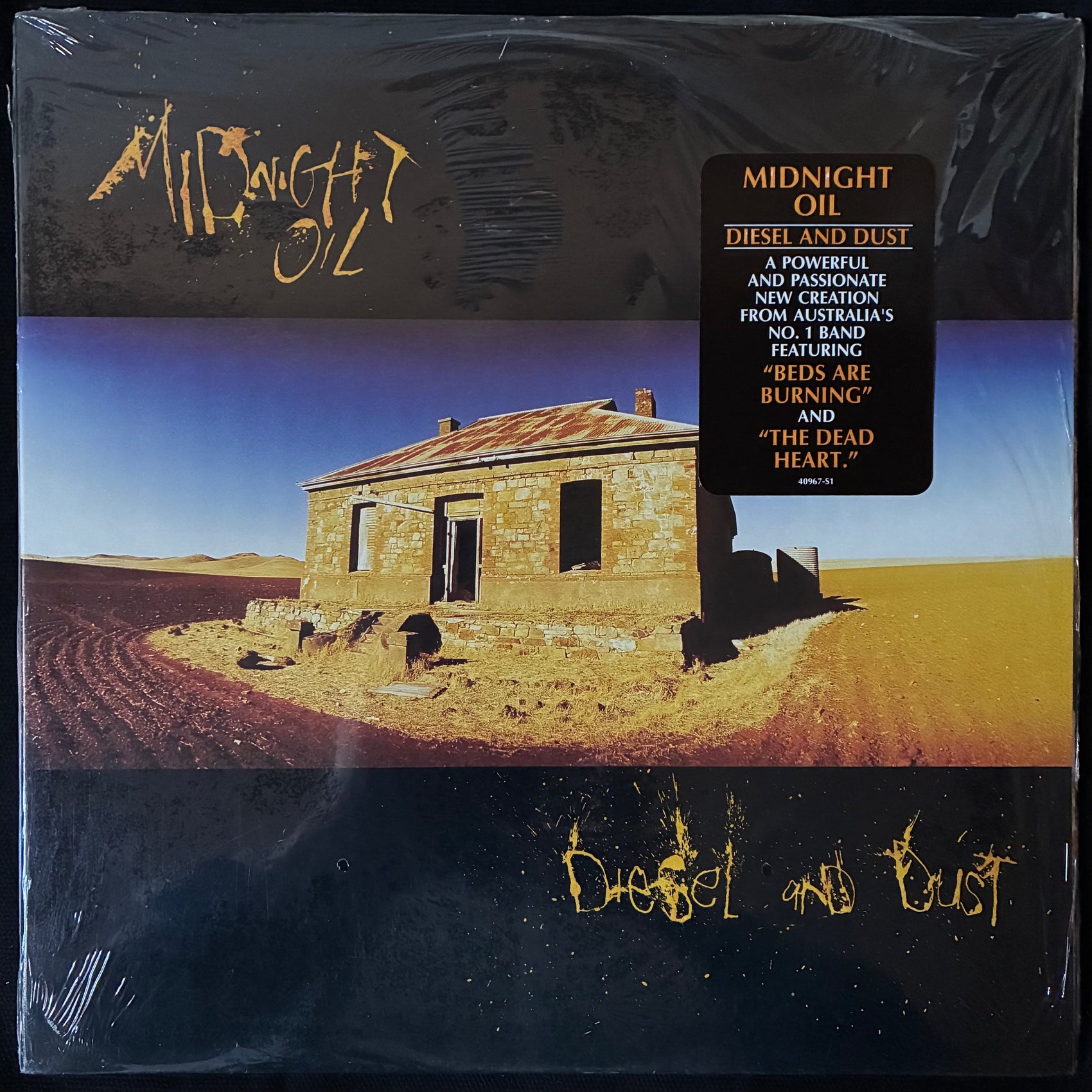 MIDNIGHT OIL - DIESEL AND DUST (FIRST PRESSING) (USED VINYL 1986 CANADA M-/M-)