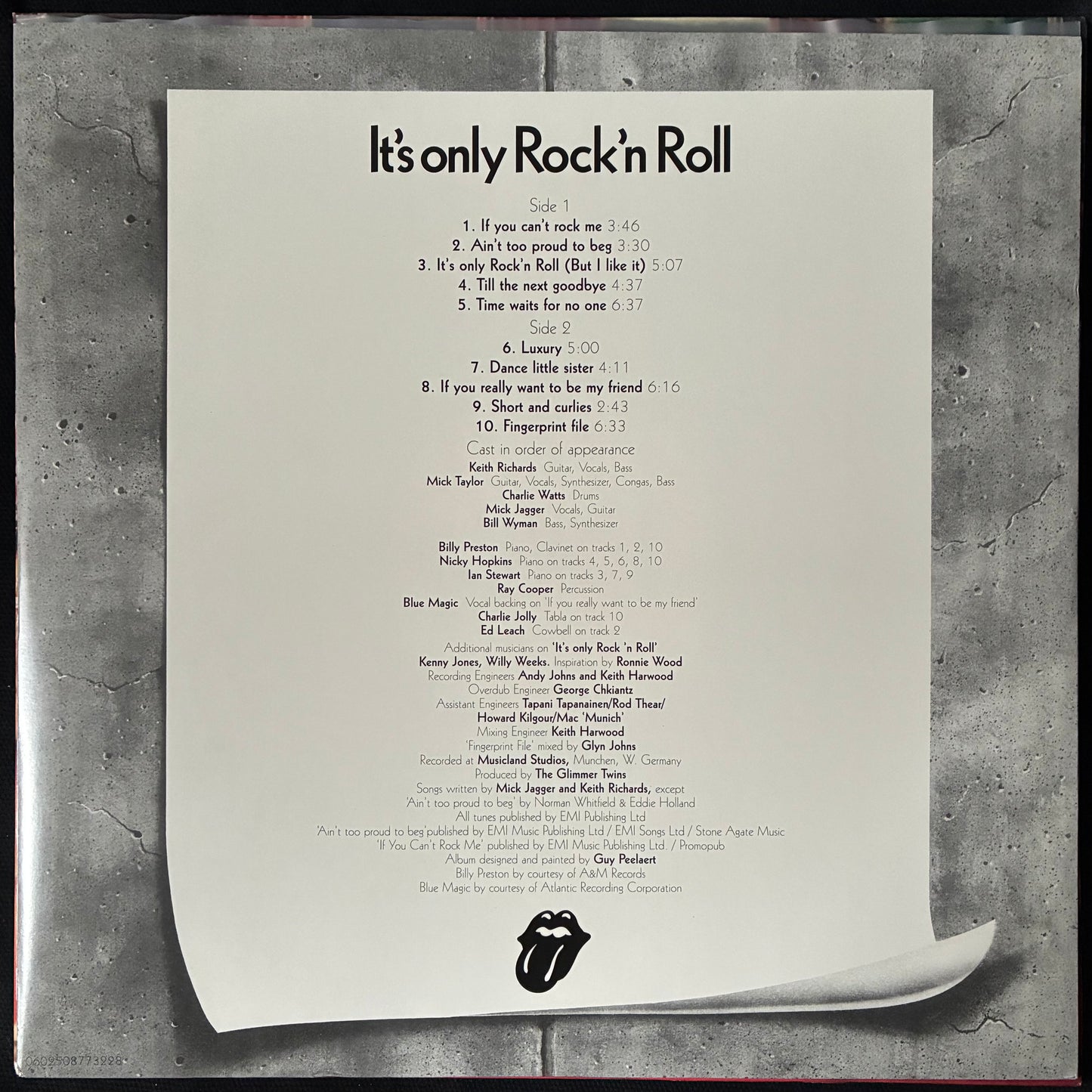 ROLLING STONES - IT'S ONLY ROCK 'N ROLL (180GM) (HALF SPEED MASTERED) (USED VINYL 2018 EU M-/M-)