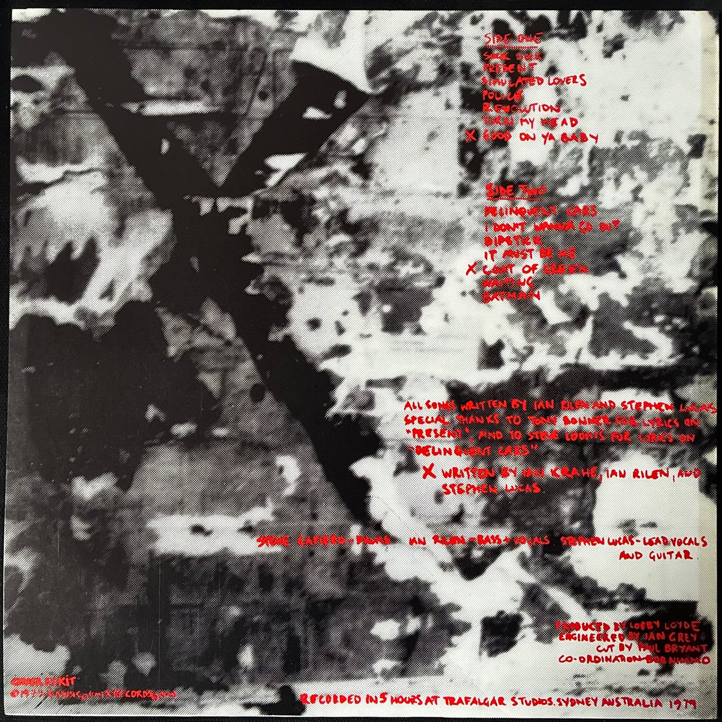 X - ASPIRATIONS (FIRST PRESSING) (USED VINYL 1980 AUS M-/M-)