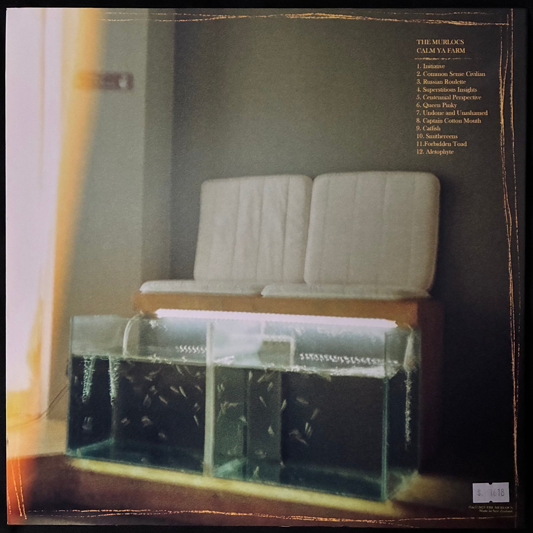 MURLOCS - CALM YA FARM (GREY/WHITE SWIRLED) (USED VINYL 2023 AUS/NZ M-/M-)