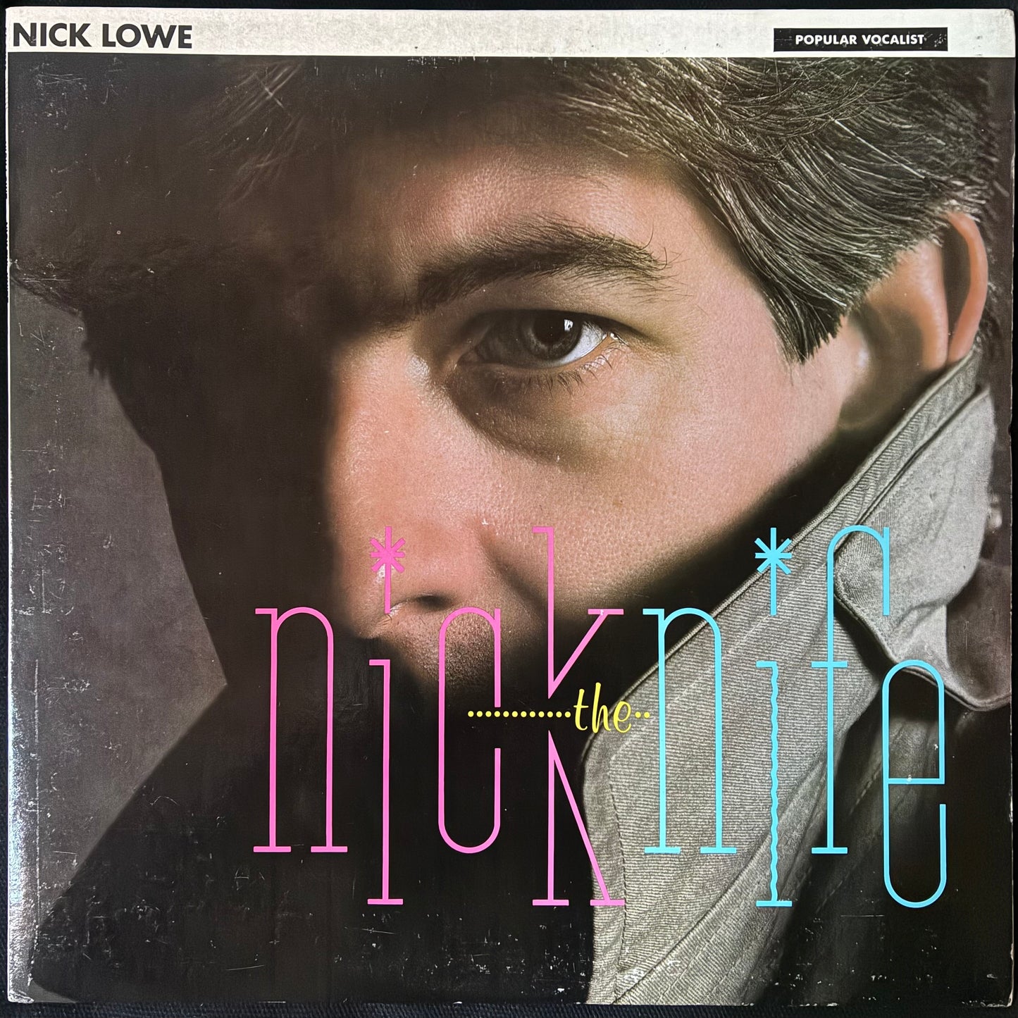NICK LOWE - NICK THE KNIFE (USED VINYL 1982 US M-/EX)