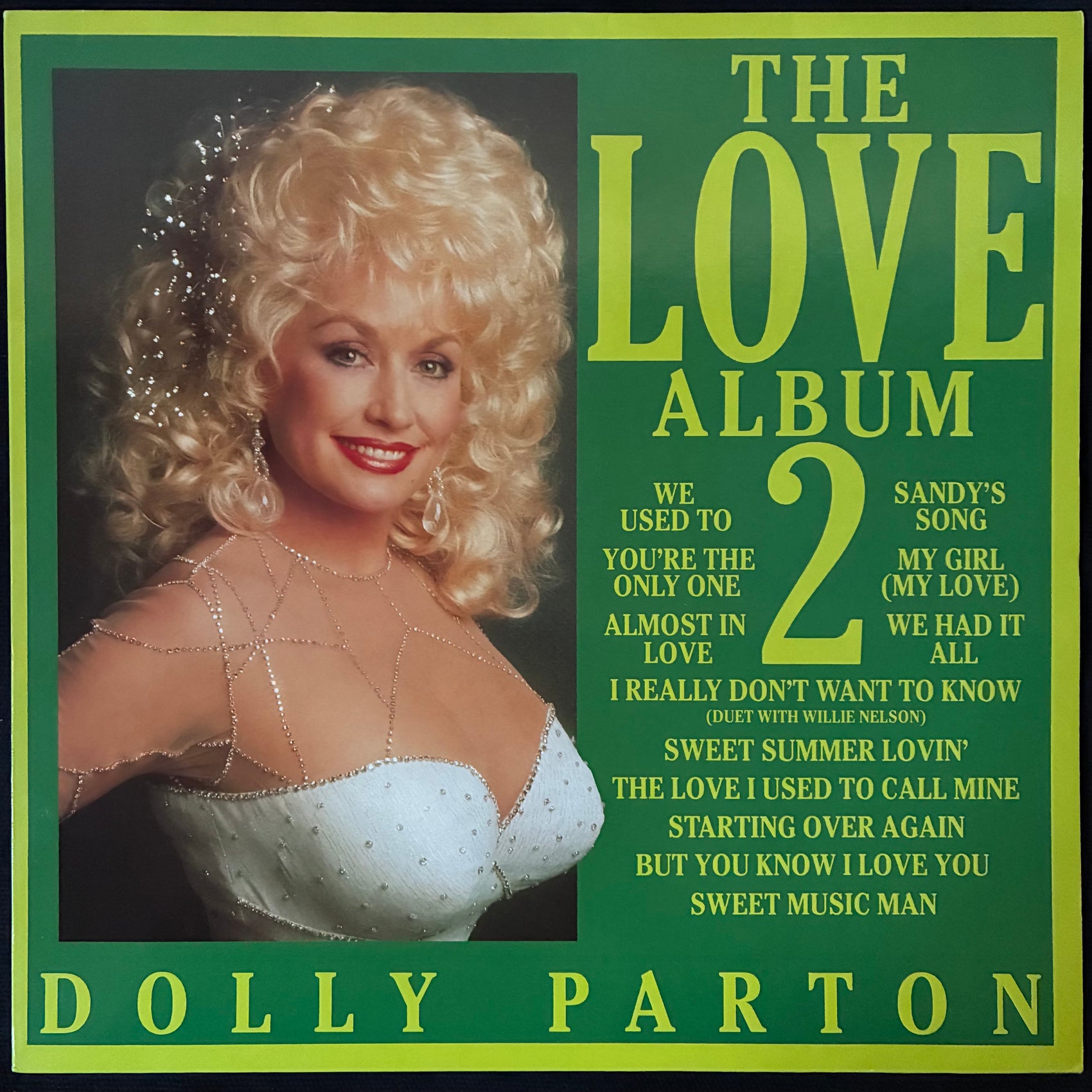 DOLLY PARTON - THE LOVE ALBUM 2 (USED VINYL 1985 NETHERLANDS/GERMANY M-/EX)