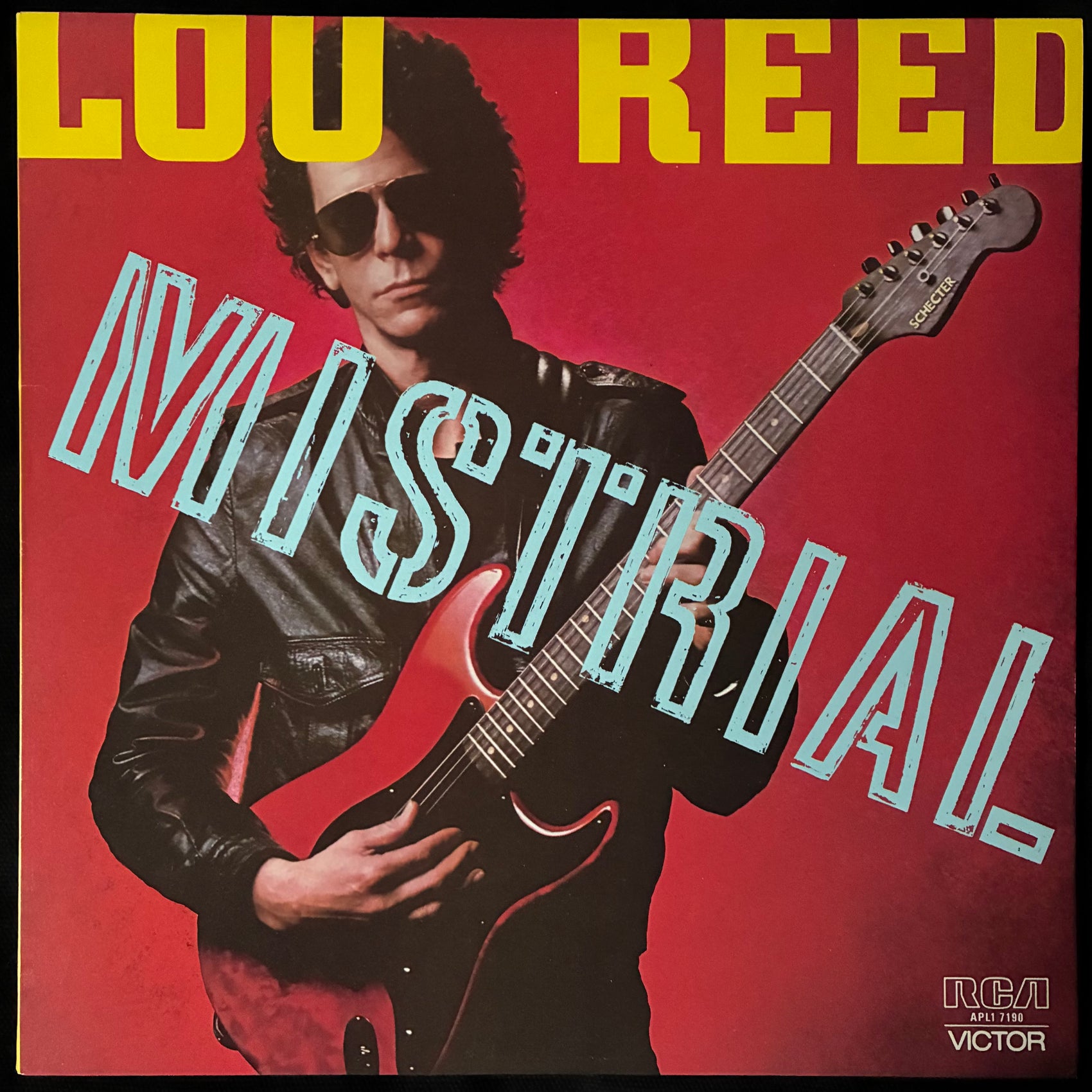 LOU REED - MISTRIAL (FIRST PRESSING) (USED VINYL 1986 AUS M-/M-)