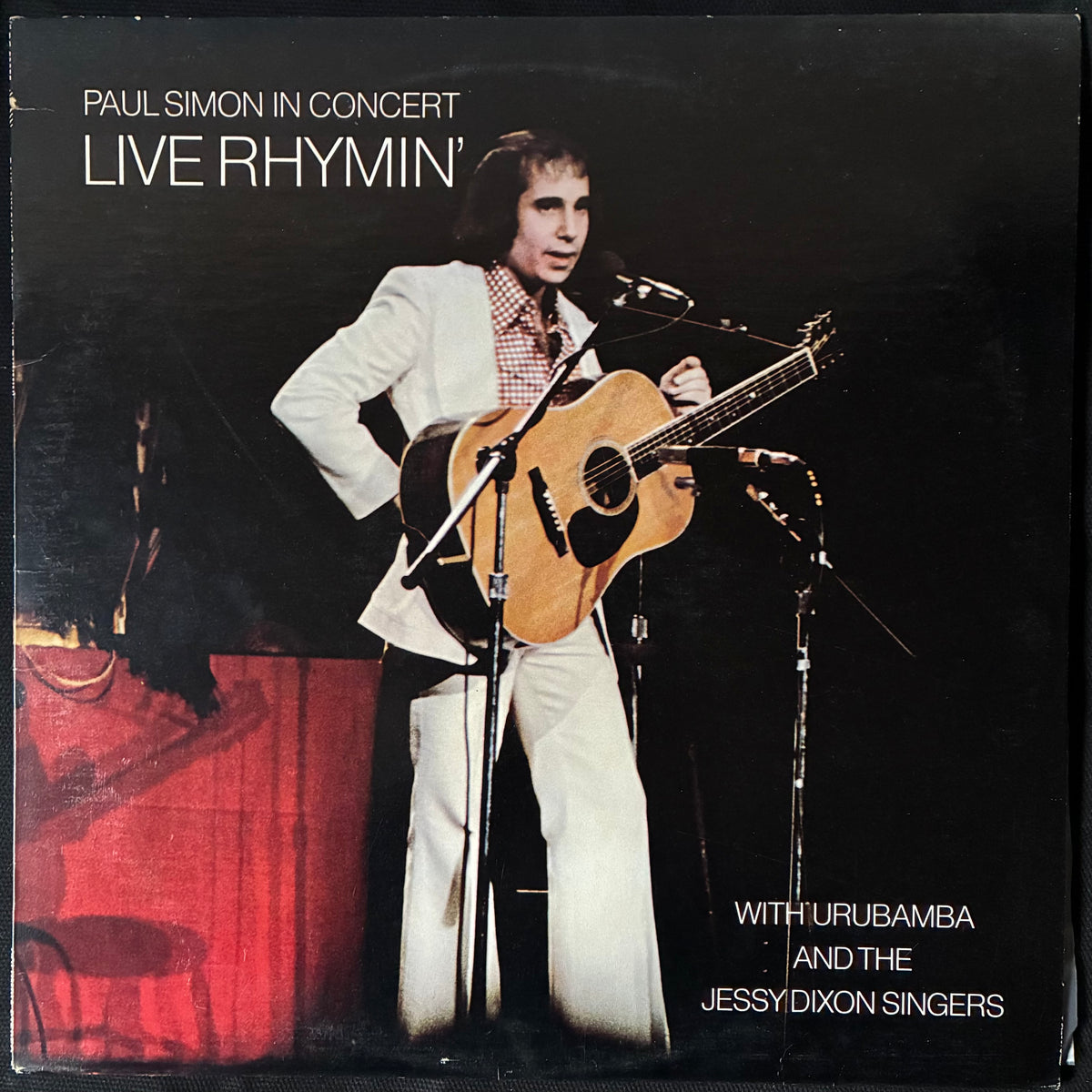 PAUL SIMON - LIVE RHYMIN' : PAUL SIMON IN CONCERT (USED VINYL 1974 CANADA M-/EX+)