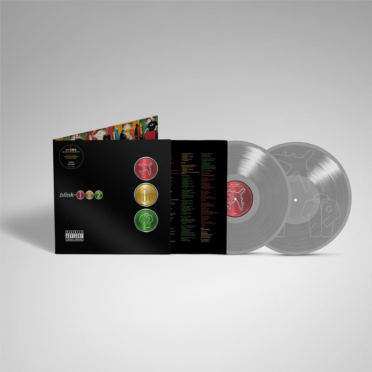 BLINK-182 - TAKE OFF YOUR PANTS AND JACKET (EXPANDED EDITION) (SILVER GREY COLOURED) (2LP) VINYL