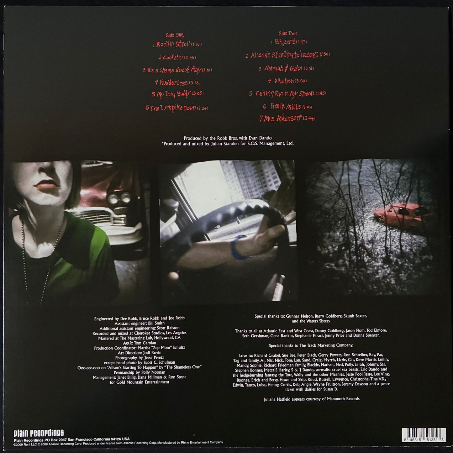 LEMONHEADS - IT'S A SHAME ABOUT RAY (180GM) (USED VINYL 2009 US M-/EX)