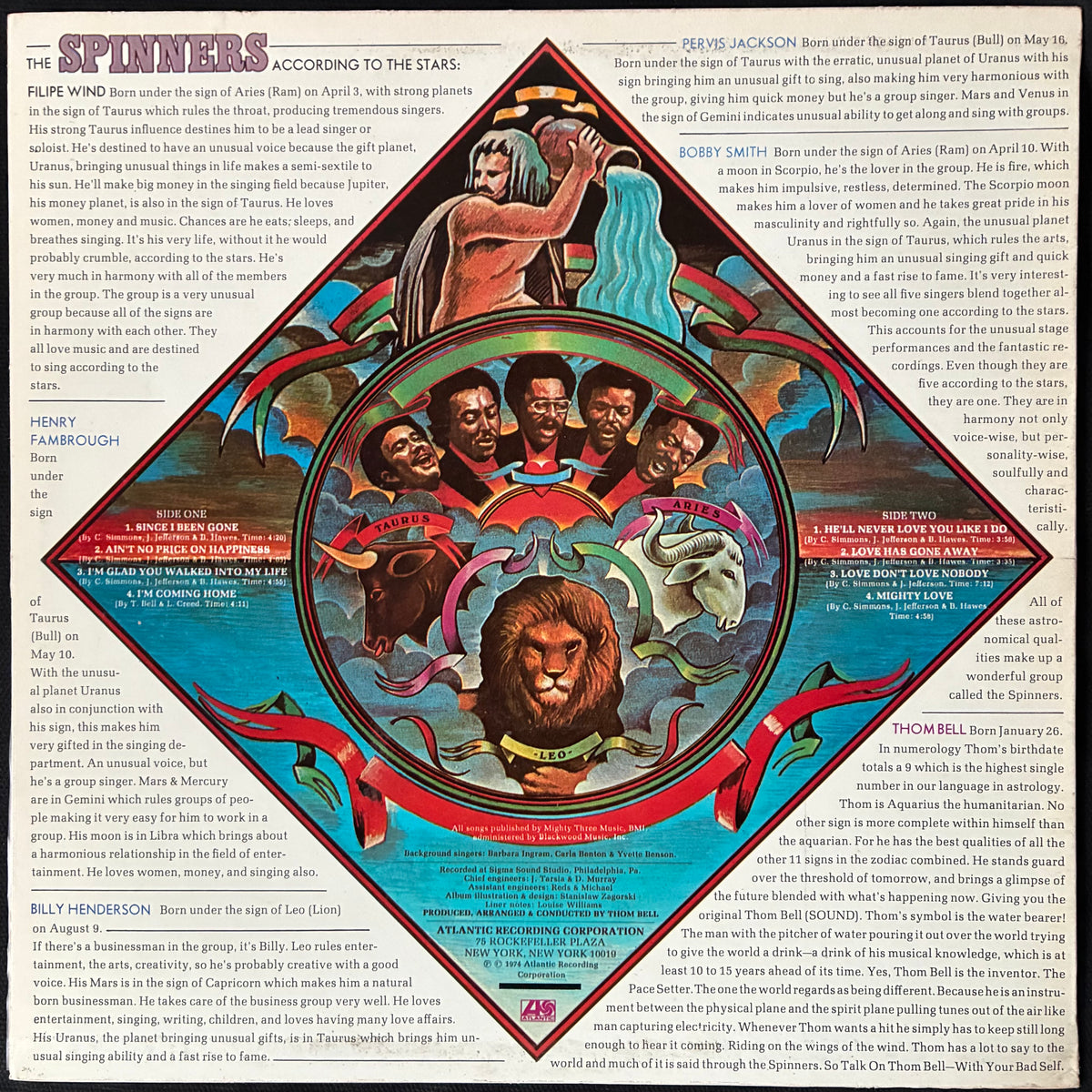 SPINNERS - MIGHTY LOVE (USED VINYL 1974 NZ M-/EX+)