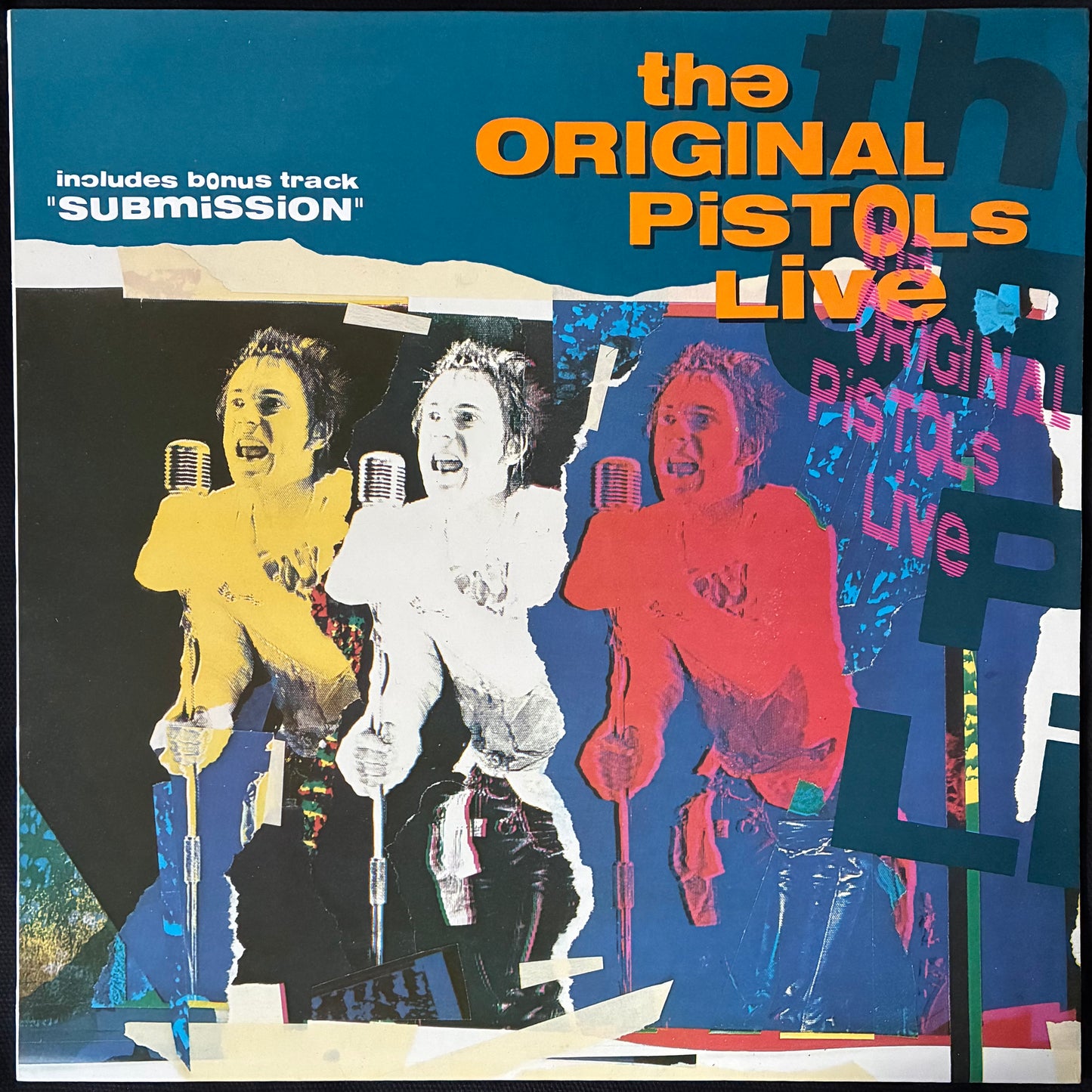 SEX PISTOLS - THE ORIGINAL PISTOLS LIVE (USED VINYL 1985 UK M-/M-)