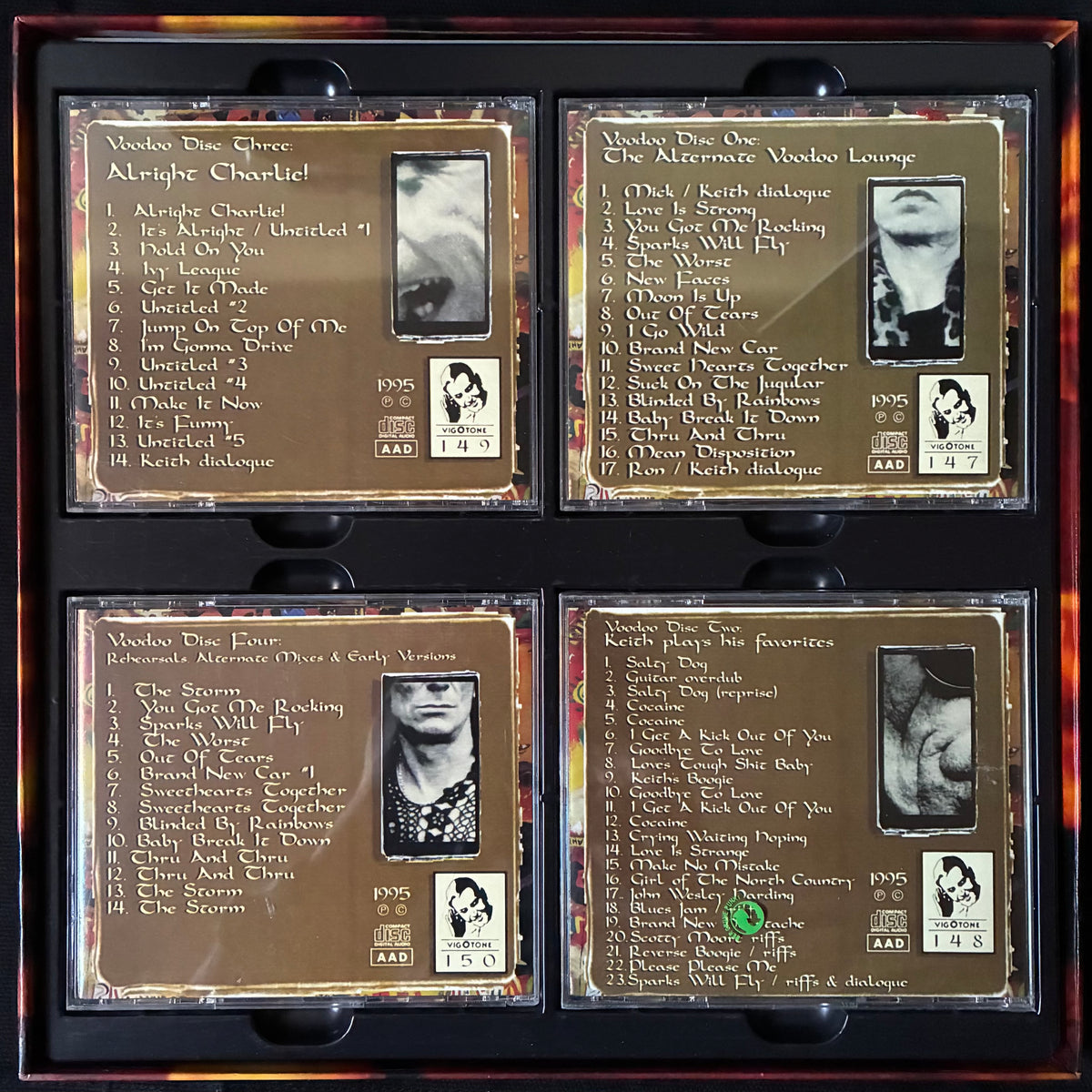 ROLLING STONES - VOODOO BREW (4CD BOX SET) (USED CD 1995 AUS M-/M-)
