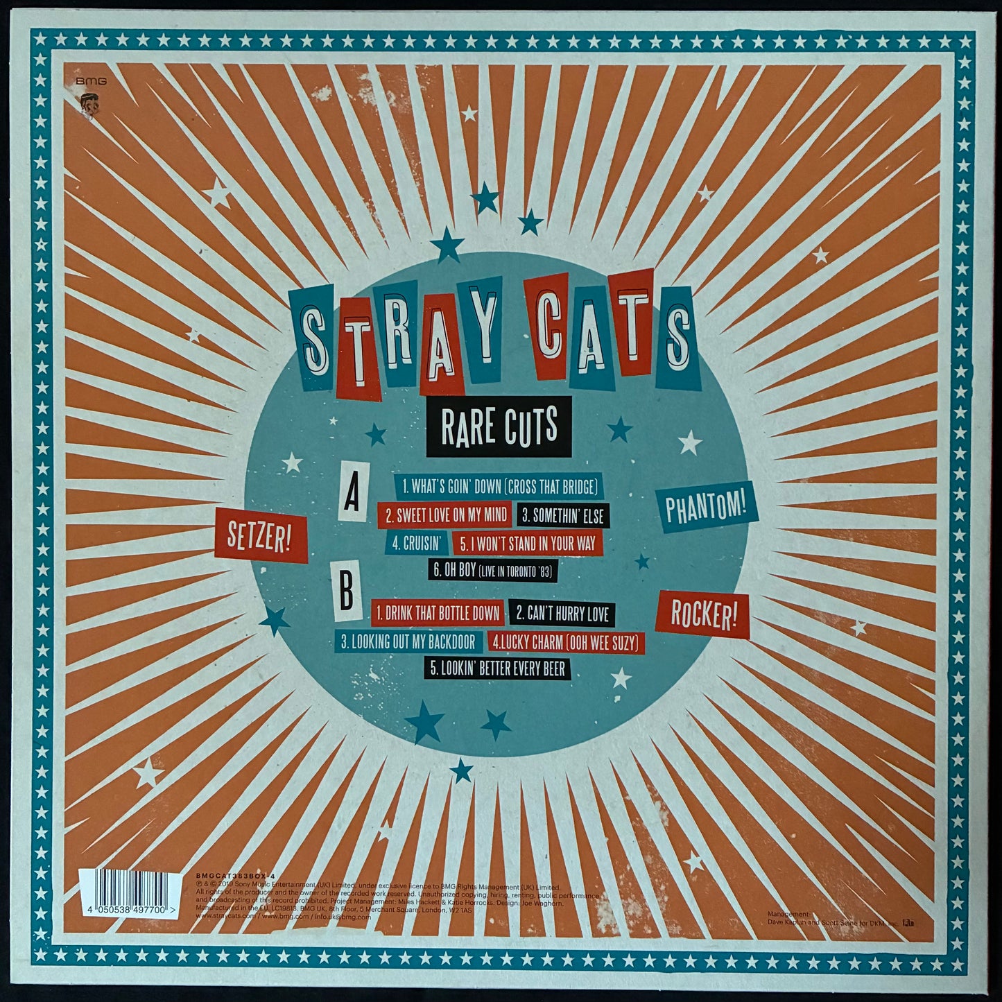 STRAY CATS - RUNAWAY BOYS! (4LP) (USED BOX SET 2019 UK M-/M-)