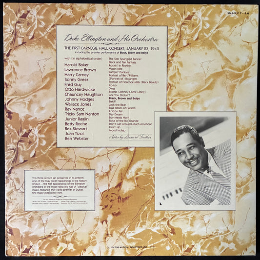 DUKE ELLINGTON - THE DUKE ELLINGTON CARNEGIE HALL CONCERTS (3LP) (USED VINYL 1978 JAPAN M-/M-)