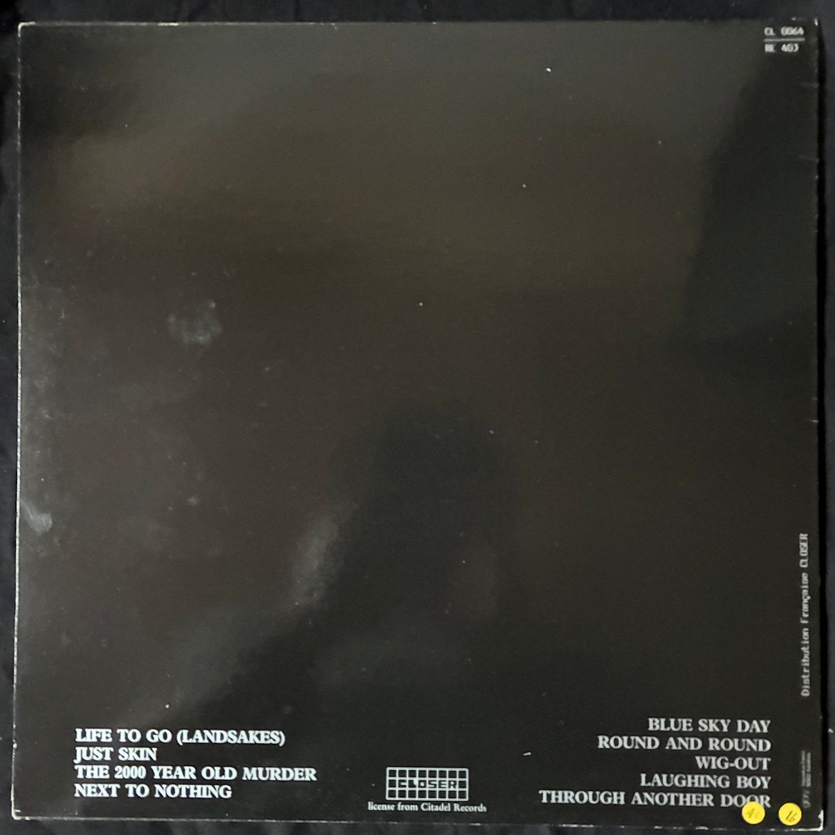 DIED PRETTY - FREE DIRT (USED VINYL 1986 FRANCE M-/EX+)