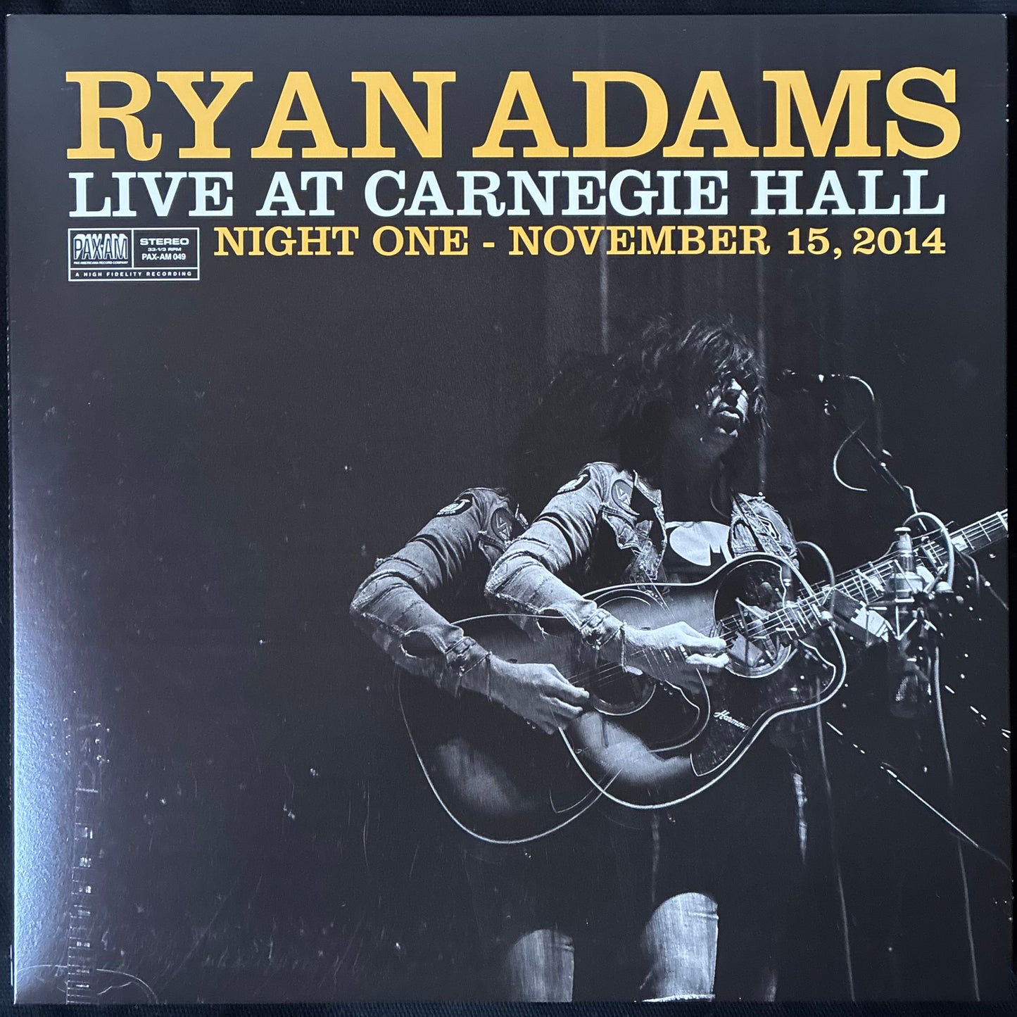 RYAN ADAMS - LIVE AT CARNEGIE HALL (6LP BOX SET) (USED VINYL BOX SET 2015 US M-/M-)