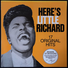 Load image into Gallery viewer, LITTLE RICHARD - HERE'S LITTLE RICHARD : 17 ORIGINAL HITS (USED VINYL 1982 AUS M-/M-)
