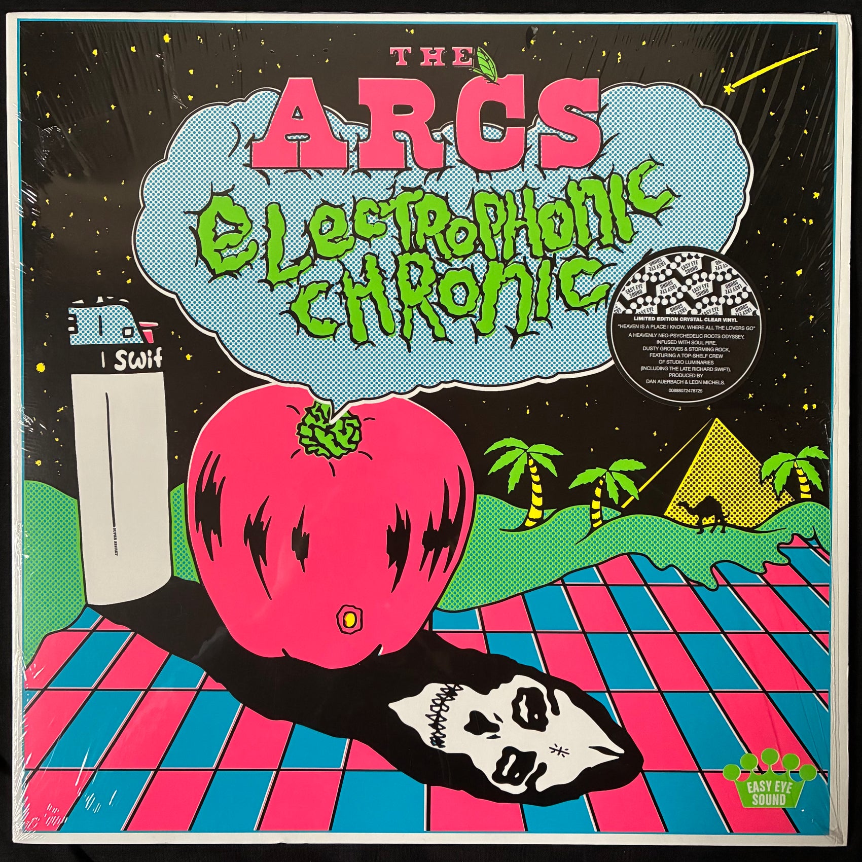 ARCS - ELECTROPHONIC CHRONIC (CLEAR VINYL + POSTER) (USED VINYL 2023 UK/EU M-/M-)
