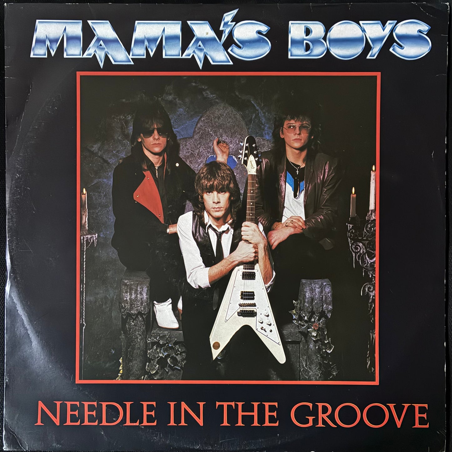 MAMA'S BOYS - NEEDLE IN THE GROOVE (12") (USED VINYL 1985 JAPAN M-/EX+)