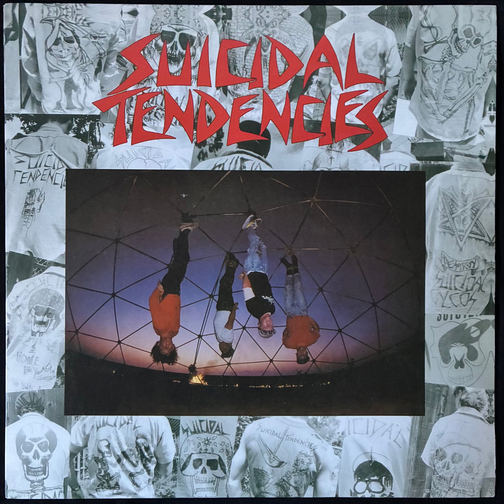 SUICIDAL TENDENCIES - SUICIDAL TENDENCIES (PINK/PURPLE COLOURED) (USED VINYL US M-/M-)