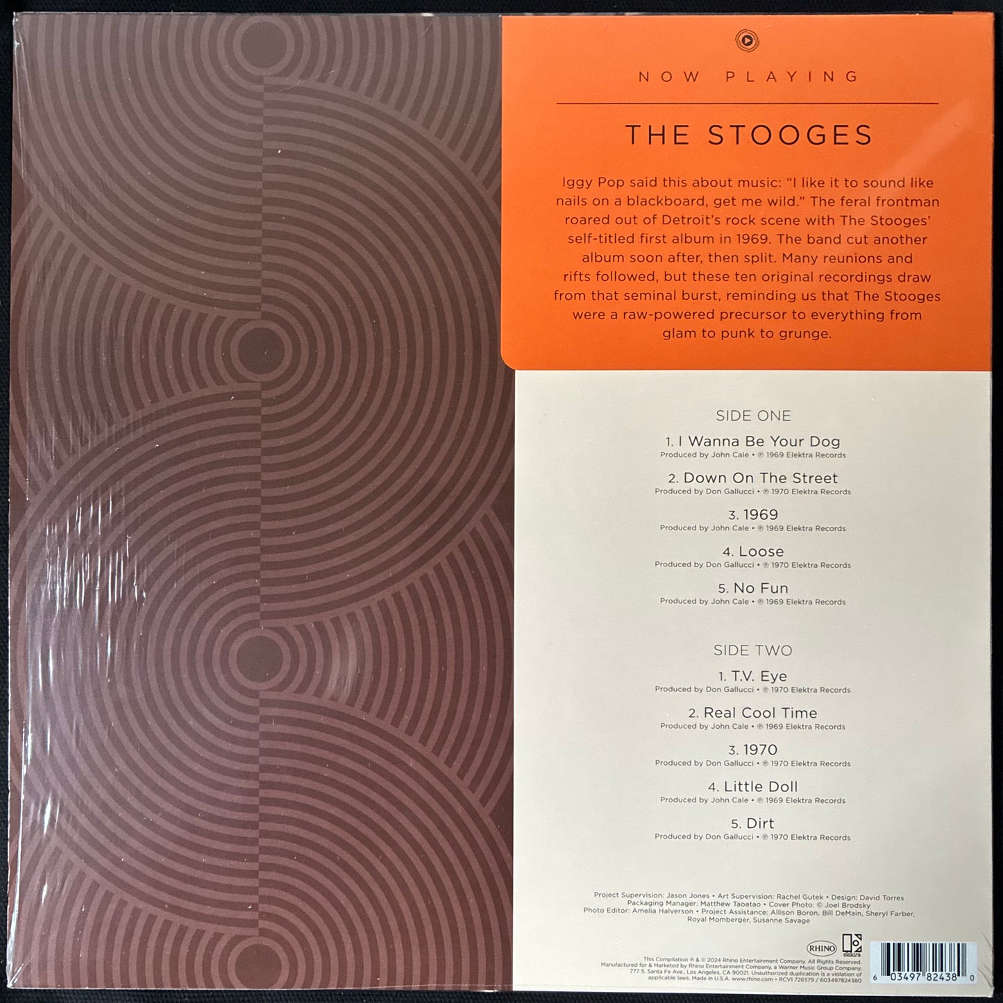 STOOGES - NOW PLAYING (ORANGE COLOURED) (USED VINYL 2024 US M-/M-)
