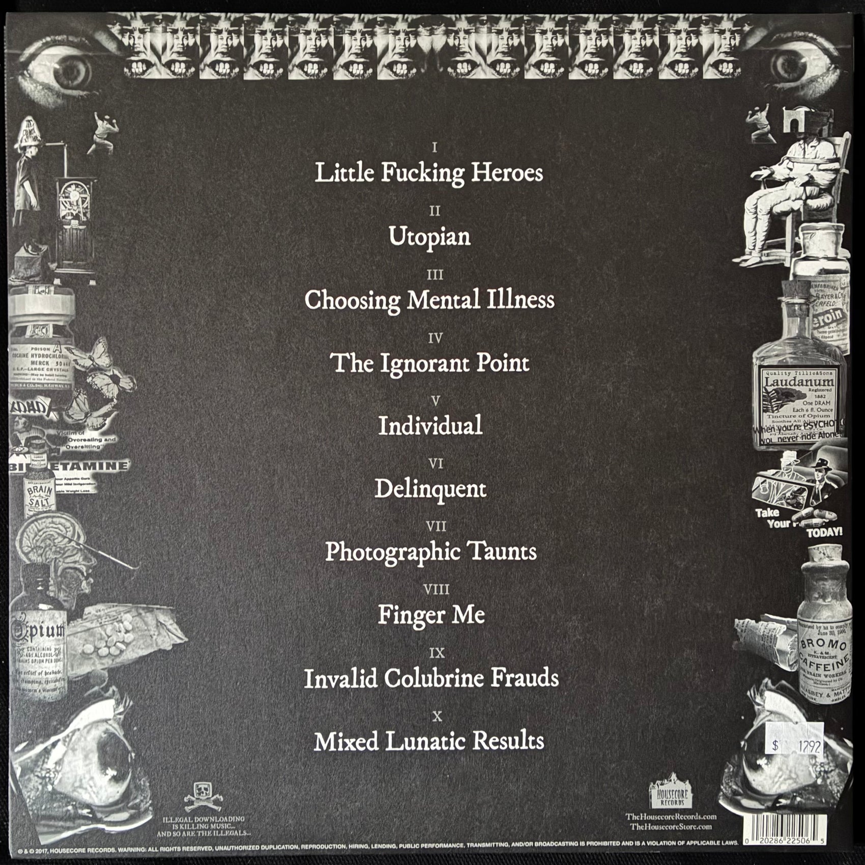 PHILIP H. ANSELMO - CHOOSING MENTAL ILLNESS AS A VIRTUE (USED VINYL 2018 US M-/M-)