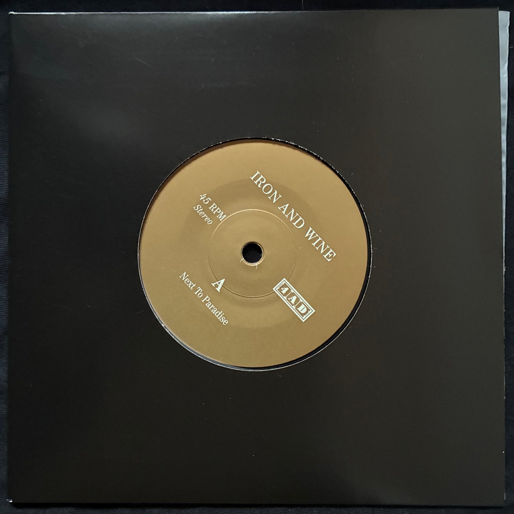 IRON AND WINE - GHOST ON GHOST (LP+CD+7") (USED VINYL 2013 UK/EU M-/M-)