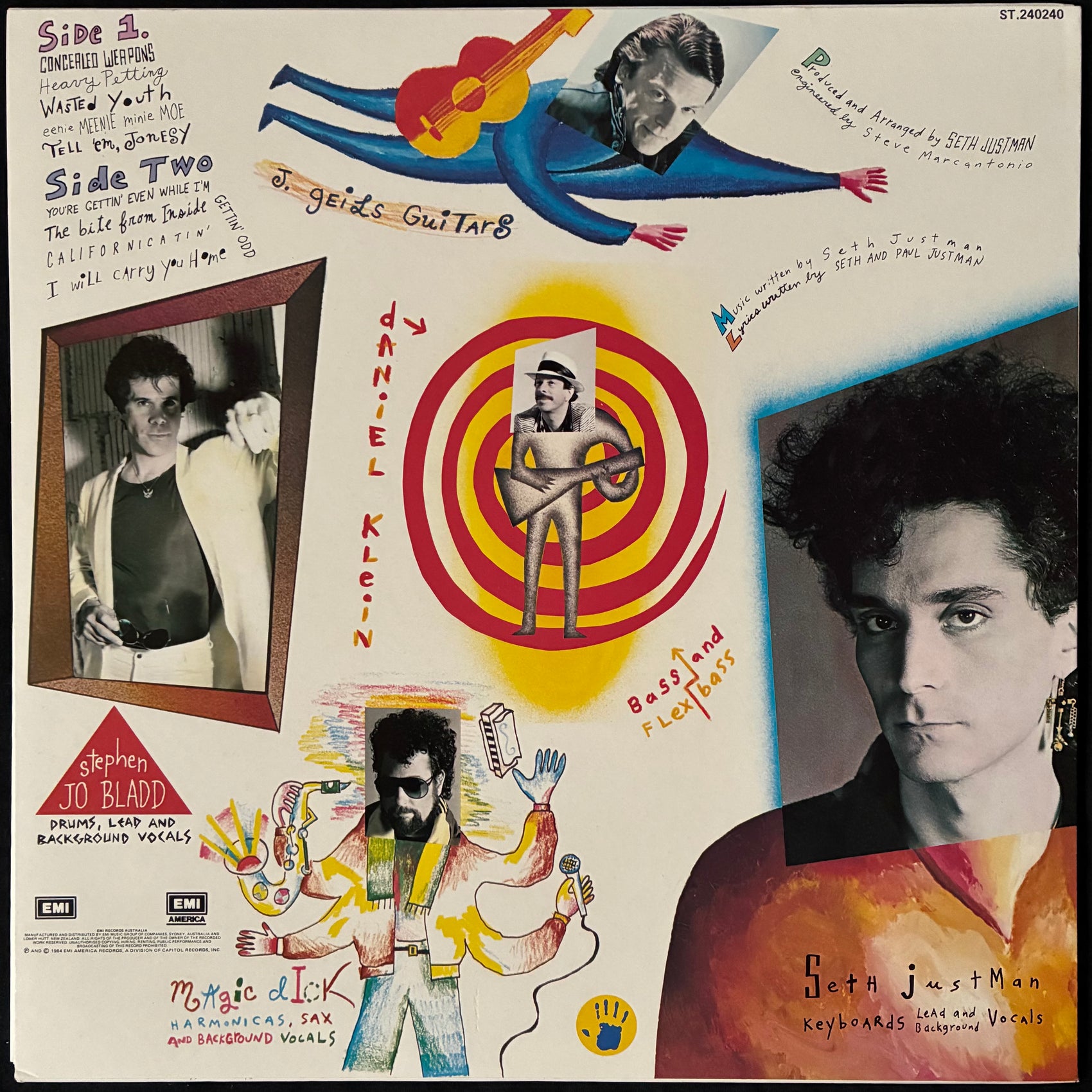 J. GEILS BAND - YOU'RE GETTIN' EVEN WHILE I'M GETTIN' ODD (USED VINYL 1984 AUS M-/M-)