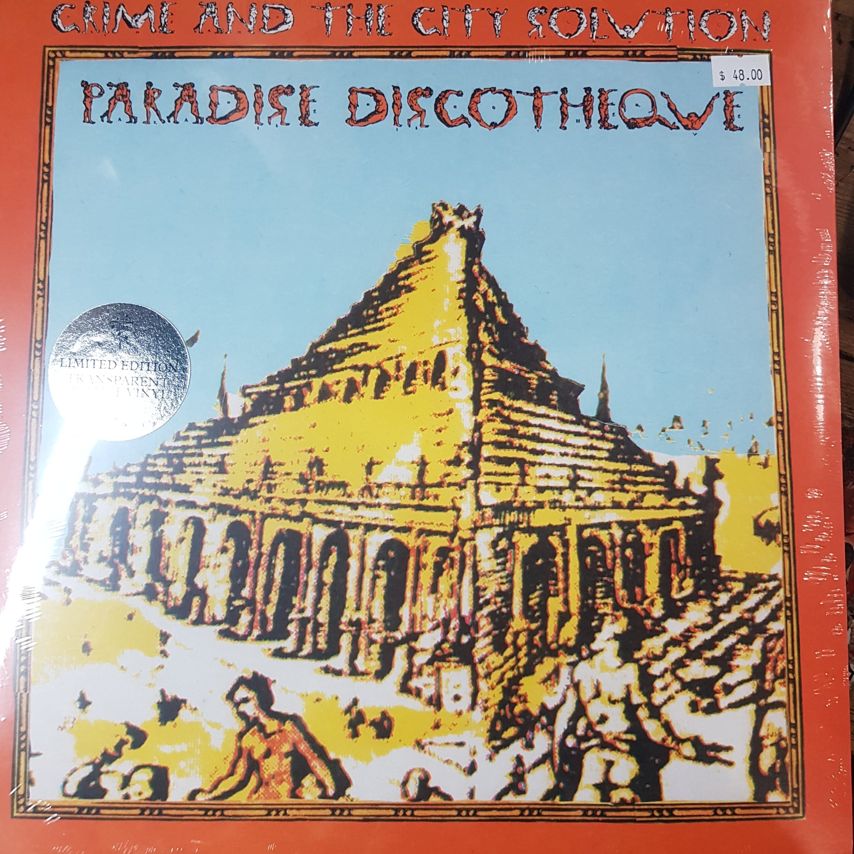 CRIME AND THE CITY SOLUTION - PARADISE DISCOTEQUE (ORANGE COLOURED) VINYL