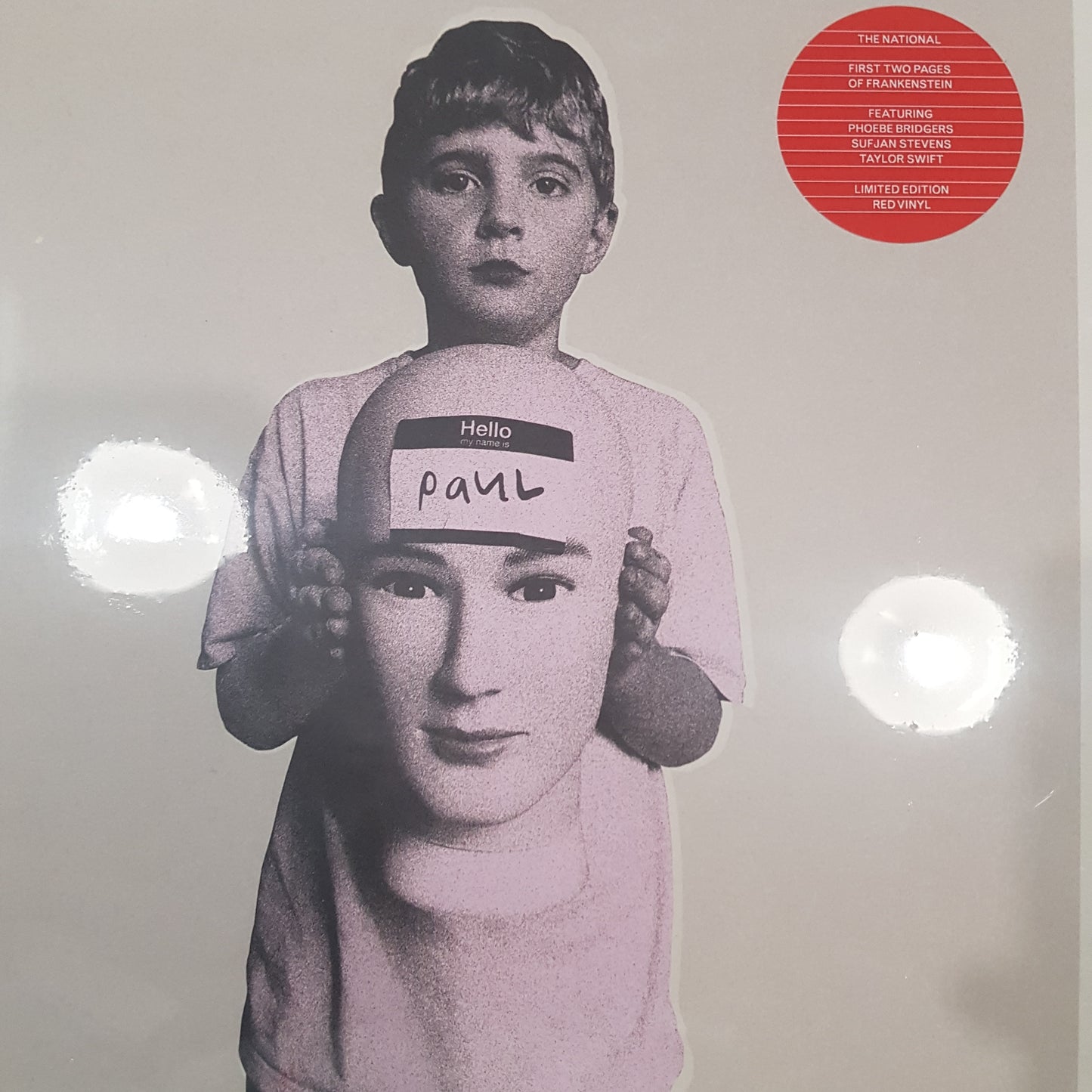 NATIONAL - FIRST TWO PAGES OF FRANKENSTEIN (RED COLOURED) VINYL