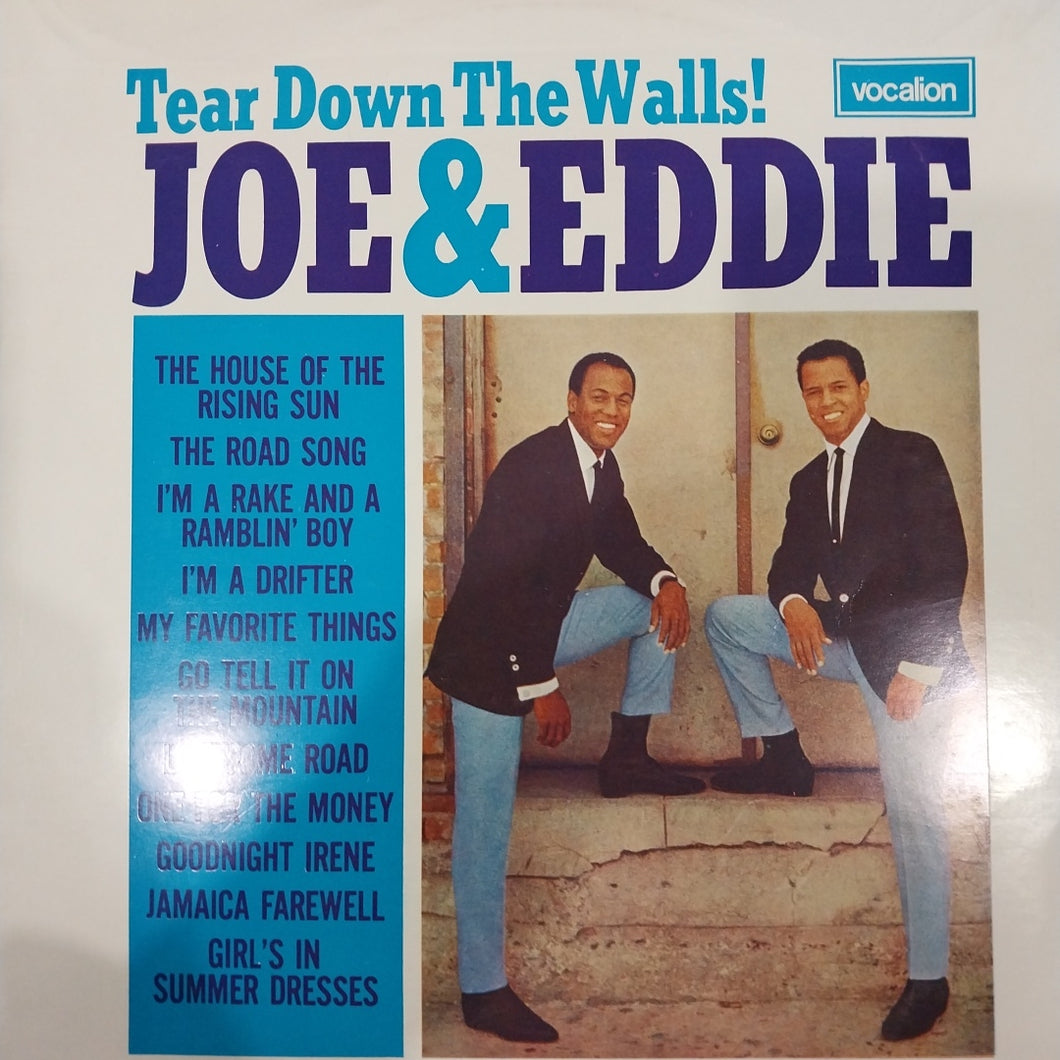 JOE AND EDDIE - TEAR DOWN THE WALLS (USED VINYL 1964 AUS MONO M- M-)