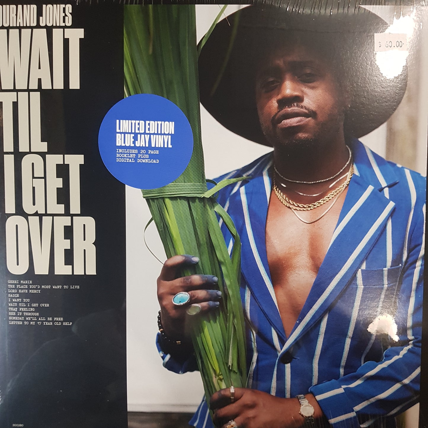 DURAND JONES - WAIT TILL I GET OVER (BLUE COLOURED) VINYL