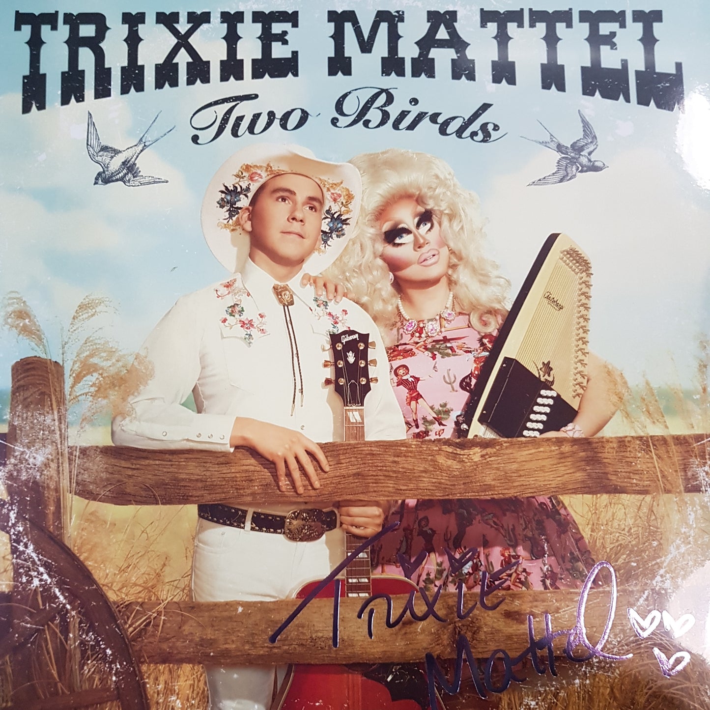 TRIXIE MATTEL - TWO BIRDS (CLEAR AND PINK COLOURED) VINYL