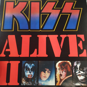 KISS - ALIVE II (USED VINYL 1977 JAPANESE 2LP EX+/EX/EX)