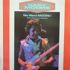 GARY MOORE - WE WANT MOORE! LIVE IN CONCERT (LP+EP) (USED VINYL 1984 UK M-/EX+)