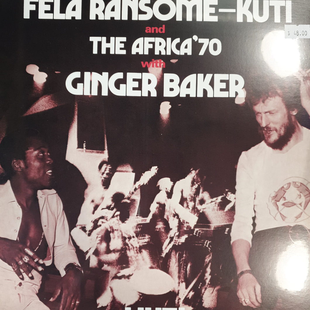 FELA KUTI, AFRICA 70 AND GINGER BAKER - LIVE (2LP) (RED COLOURED) VINYL