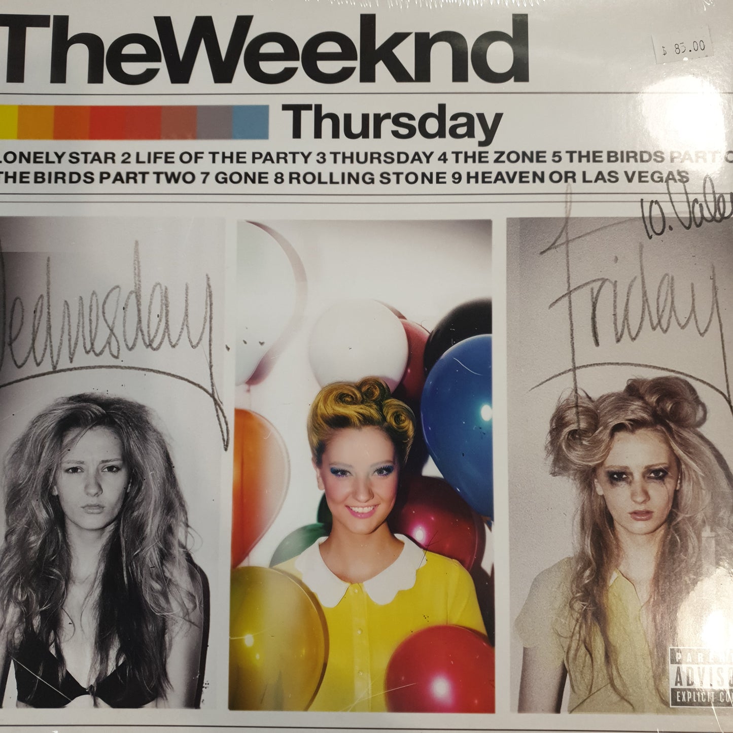 WEEKND - THURSDAY (2LP) VINYL