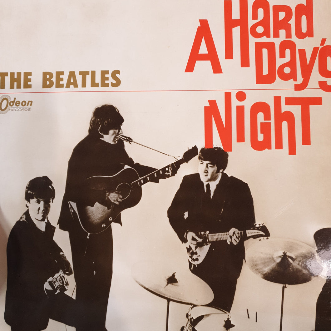 BEATLES - A HARD DAYS NIGHT (RED COLOURED) (USED VINYL 1964 JAPANESE EX-/EX)