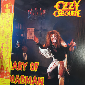 OZZY OSBOURNE - DIARY OF A MADMAN (USED VINYL 1981 JAPANESE M-/M-)