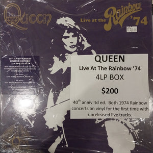 QUEEN - LIVE AT THE RAINBOW 74 (40TH ANNIVERSARY 4LP BOX SET)(USED)