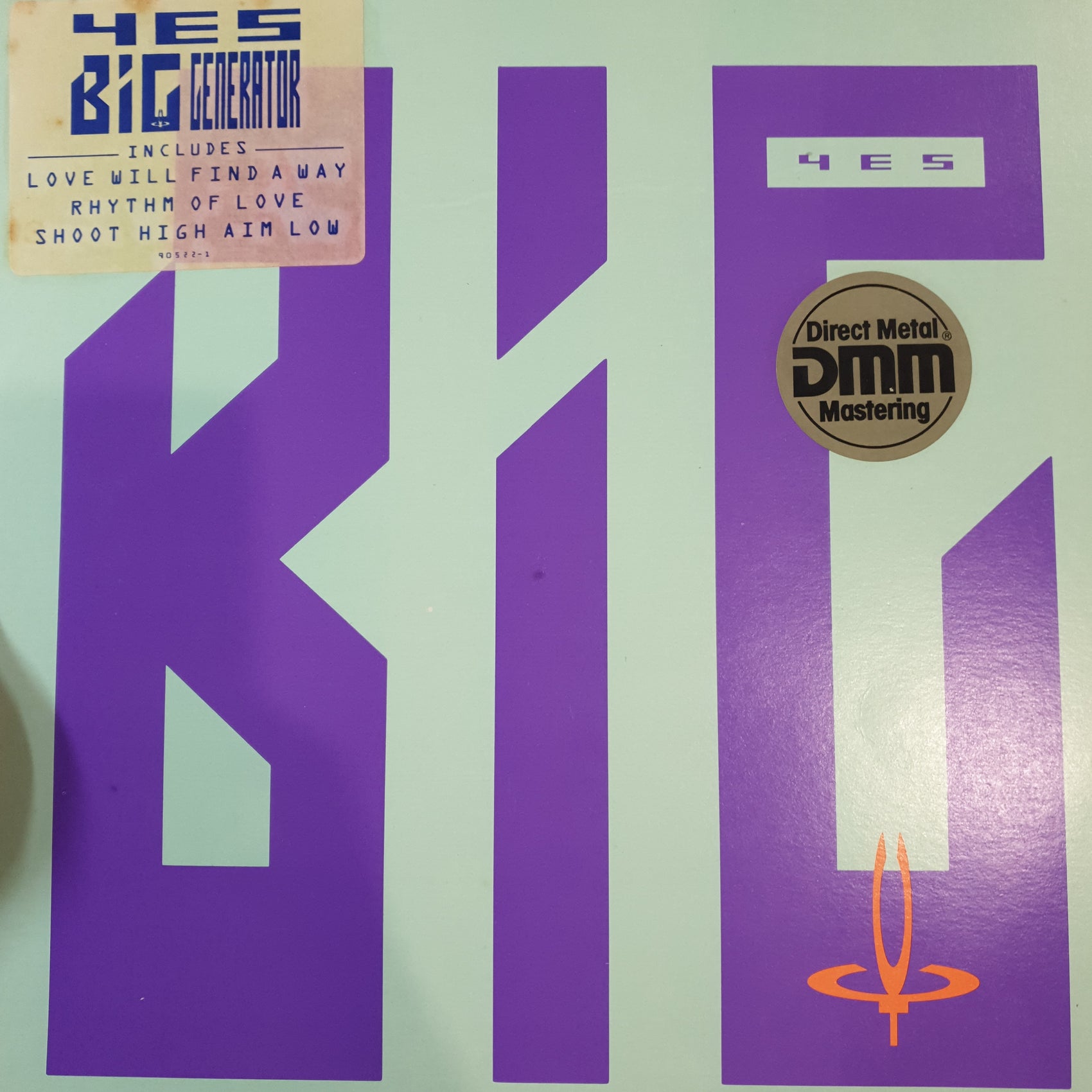 YES - BIG GENERATOR (USED VINYL 1987 AUS M-/EX+)