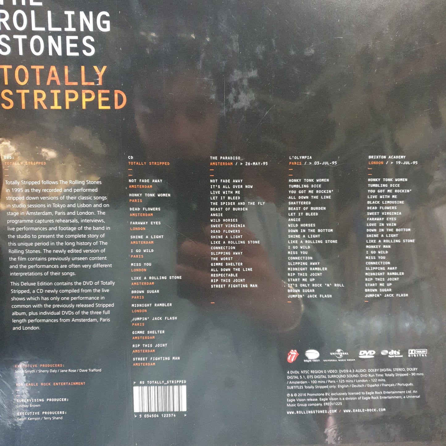 ROLLING STONES - TOTALLY STRIPPED (4xDVDs) BOX SET
