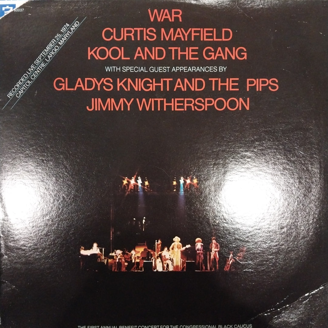 VARIOUS ARTISTS - THE BLACK CAUCUS CONCERT (USED VINYL 1975 U.S. EX+ EX)