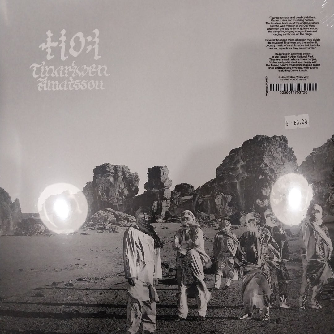 TINARIWEN - AMATSSOU (WHOTE COLOURED) (USED VINYL 2023 EURO M-/M-)