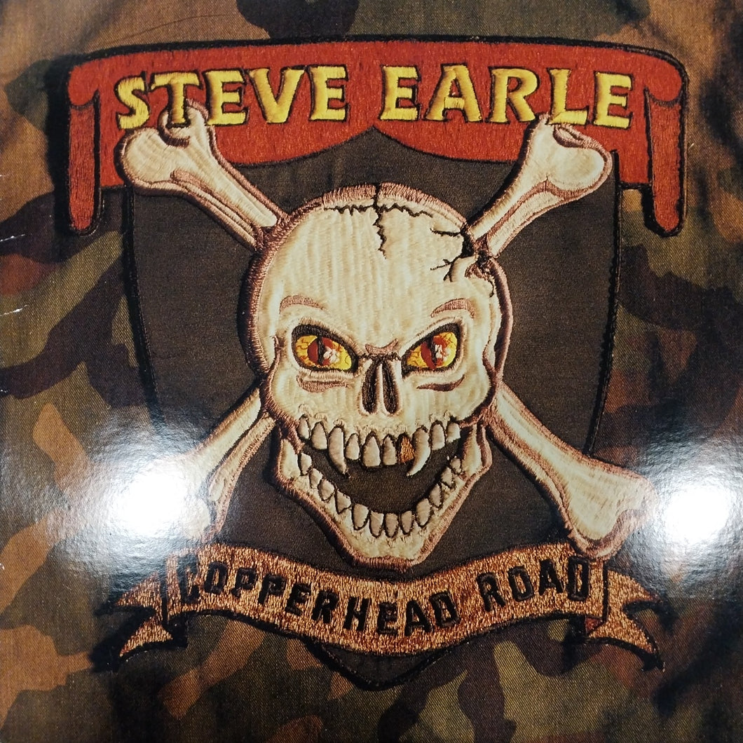 STEVE EARLE - COPPERHEAD ROAD (USED VINYL 1988 U.S. EX+ EX+)