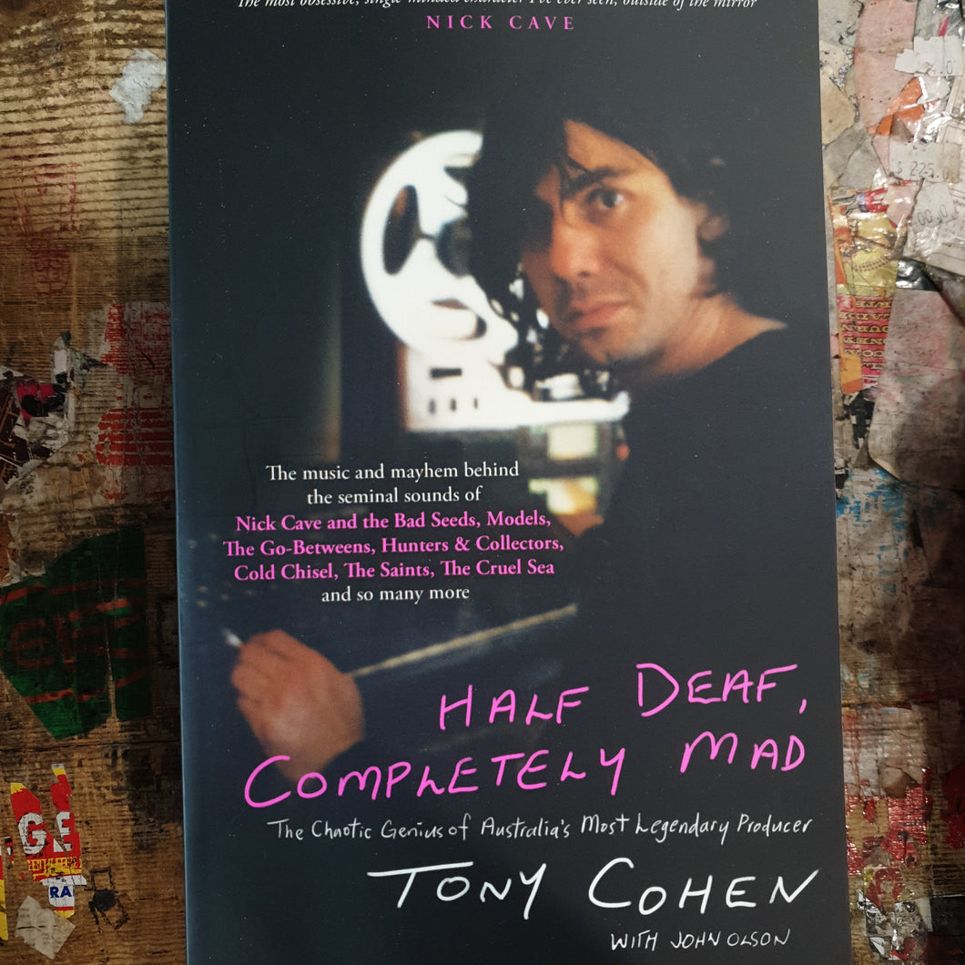 TONY COHEN AND JOHN OLSON - HALF DEAF, COMPLETELY MAD BOOK