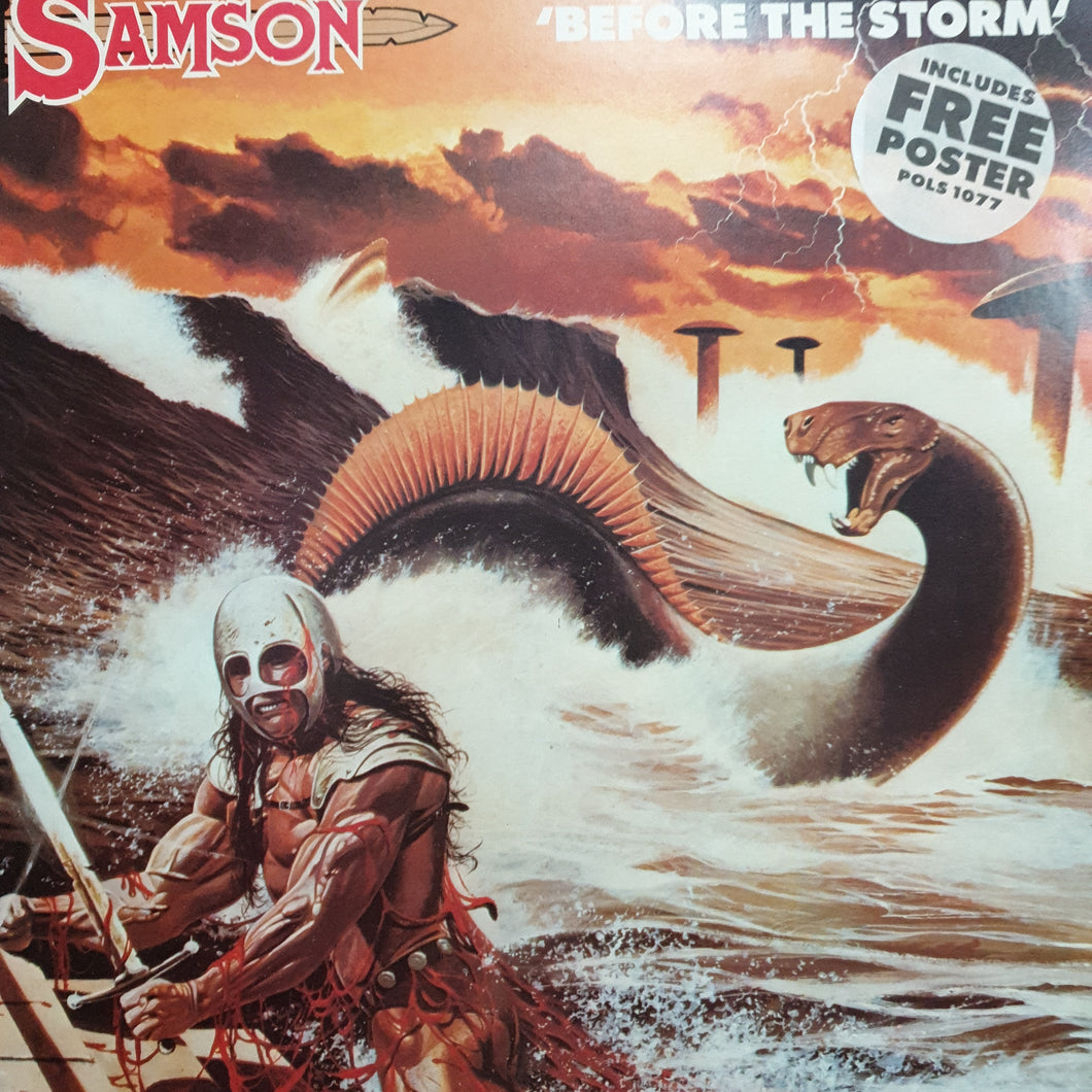 SAMSON - BEFORE THE STORM (USED VINYL 1982 UK M-/EX+)