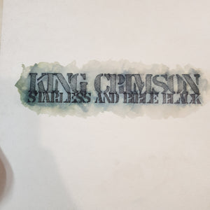 KING CRIMSON - STARLESS AND BIBLE BLACK (USED VINYL 1974 UK EX+/EX)